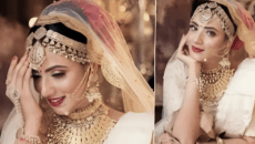 পাঁচ বছর পর আবারও বাগদানের পোশাকে বিদ্যা সিনহা মিম