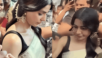 ভক্তদের ভিড়ে হেনস্তার শিকার সামান্থা