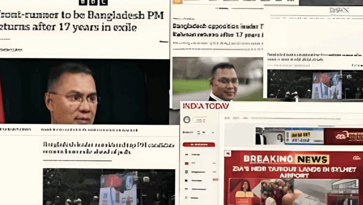 আন্তর্জাতিক গণমাধ্যমে তারেক রহমানের দেশে ফেরার খবর
