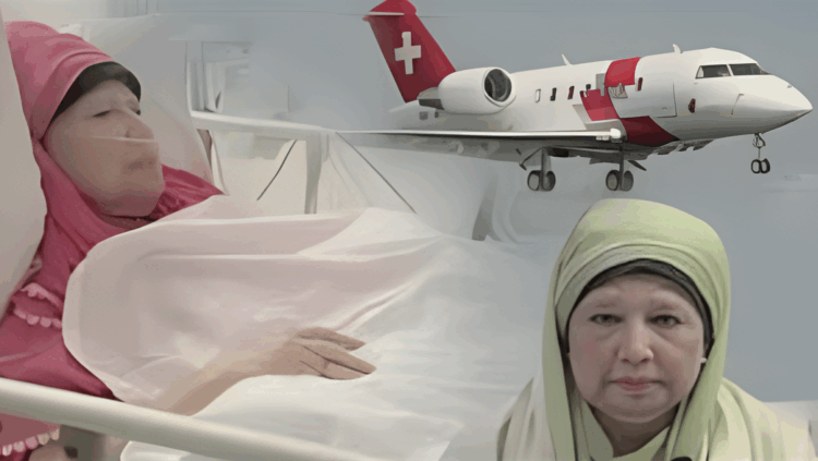 অবশেষে লন্ডনে চিকিৎসার সিদ্ধান্ত, অ্যাম্বুলেন্স এলে রওনা দেবেন খালেদা জিয়া