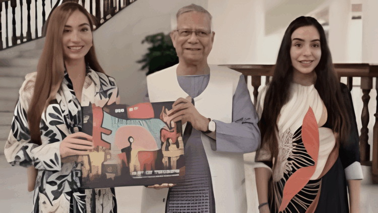 ইউনূস-আলিয়েভ কন্যাদের বৈঠক: ঢাকায় দূতাবাস খুলতে চায় আজারবাইজান