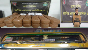 রাজশাহীতে লবণের ট্রাক থেকে বিপুল পরিমাণ মাদক উদ্ধার