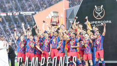 সুপার কাপে রিয়ালকে হারিয়ে চ্যাম্পিয়ন বার্সা