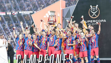 সুপার কাপে রিয়ালকে হারিয়ে চ্যাম্পিয়ন বার্সা