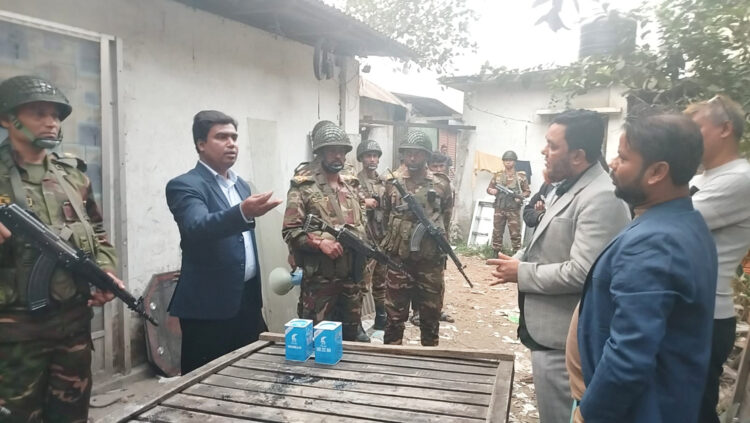 চাঁদপুরে ভোক্তা অধিকার ও সেনাবাহিনীর যৌথ অভিযানে ২০ হাজার টাকা জরিমানা