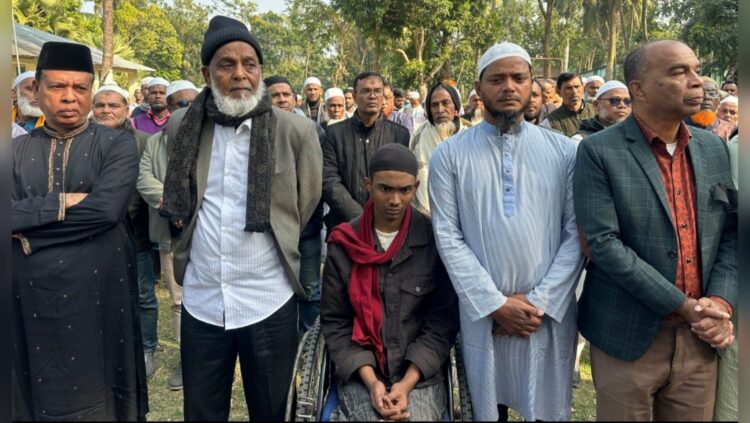 খালেদা জিয়ার জানাজা শেষে ফেরার পথে পদতলিত হয়ে নিহত নিরব মুন্সীর শেষ বিদায়