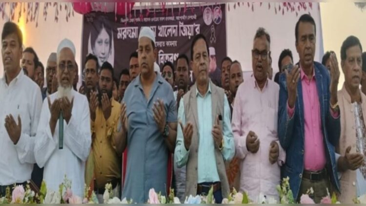 পূর্বাচলে খালেদা জিয়ার মাগফিরাত কামনায় দোয়া ও ১৫০০ পরিবারে শীতবস্ত্র বিতরণ