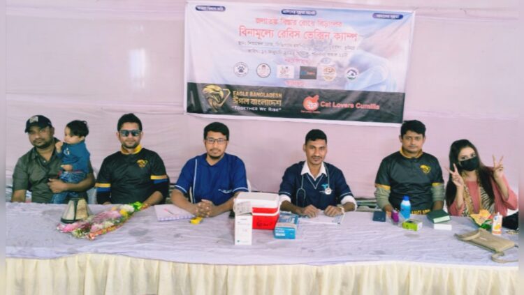 ক্যাট লাভার্স কুমিল্লা ও ঈগল বাংলাদেশ-এর যৌথ ভ্যাকসিনেশন ক্যাম্প ২০২৬ সম্পন্ন