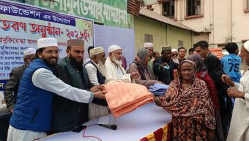 বিত্তবানদের শীতার্ত অসহায় মানুষের পাশে দাঁড়ানো উচিত: শামীম আহমেদ ঢালী