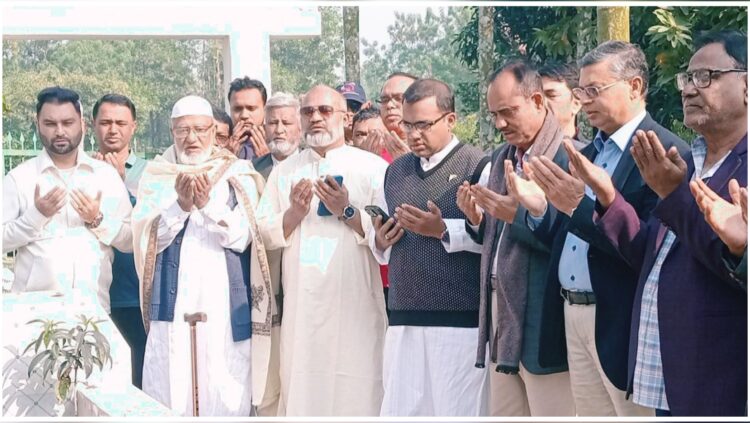 কবর জিয়ারতের মাধ্যমে নির্বাচনী প্রচার শুরু ড. খন্দকার মোশাররফ হোসেনের