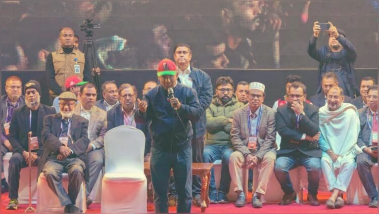 দাউদকান্দিতে তারেক রহমানের নির্বাচনী মহাসমাবেশে জনসমুদ্র