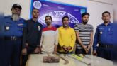 নারায়ণগঞ্জে ডাকাতির প্রস্তুতিকালে পুলিশের জালে দেশীয় অস্ত্রসহ ৪ ডাকাত আটক