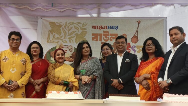 বাহারি পিঠার মেলায় আমাদের সময়ে ‘পিঠা ও বাউল উৎসব’ অনুষ্ঠিত