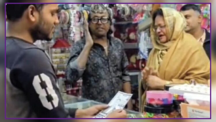 ধানের শীষের পক্ষে ভোট চাইতে সিরাজগঞ্জে গণসংযোগ রুমানা মাহমুদের