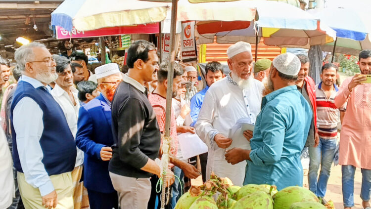 সোনারগাঁ ও সিদ্ধিরগঞ্জ আসন, ঘোড়া মার্কায় ভোট চেয়ে অধ্যাপক রেজাউল করিমের প্রচারণা