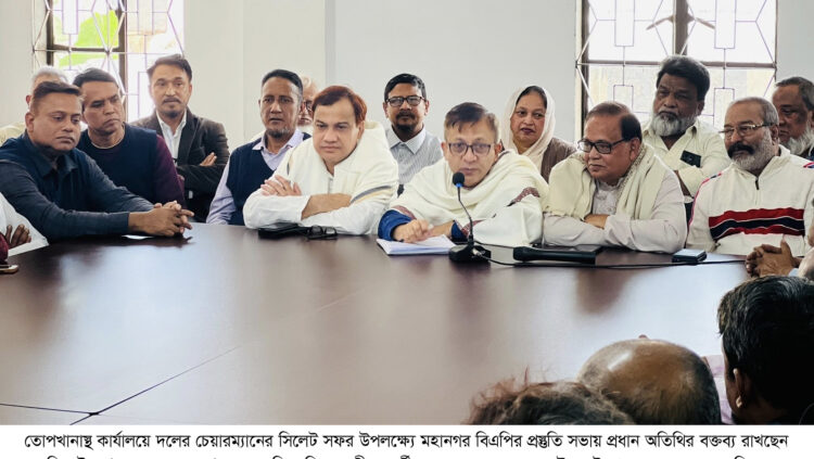 সিলেটের সমাবেশ জনসমুদ্রে পরিণত করতে কাজ করতে হবে : খন্দকার মুক্তাদির