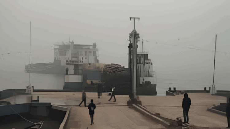 কুয়াশা কাটতেই দৌলতদিয়া-পাটুরিয়ায় ফেরি চলাচল শুরু