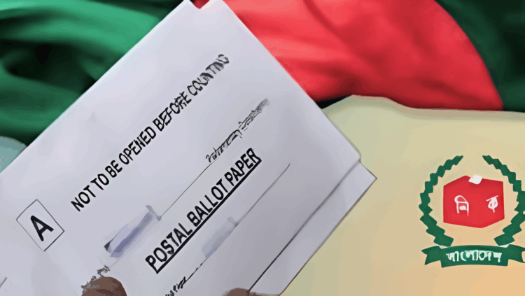 পোস্টাল ব্যালটে রাজনৈতিক লেখা দিলে এনআইডি ব্লক হবে