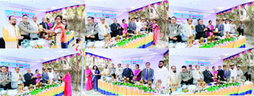 চাঁদপুর গ্রামার একাডেমির বার্ষিক ক্রীড়া প্রতিযোগিতা পুরস্কার বিতরণ অনুষ্ঠানে সম্মাননা ক্রেস্ট গ্রহণ