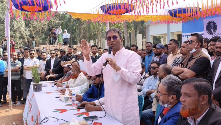 শাহমাহমুদপুর ইউনিয়নে শেখ ফরিদ আহমেদ মানিকের গণসংযোগ ও উঠান বৈঠক