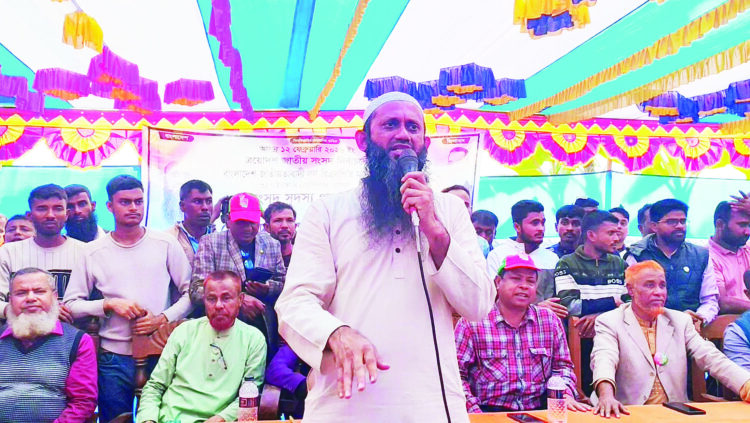 প্রচারণার শেষ দিনে বিএনপি প্রার্থী শামীম কায়সার লিংকনের উঠান বৈঠক