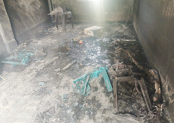 নোয়াখালীতে বিএনপির নির্বাচনী অফিসে অগ্নিসংযোগ