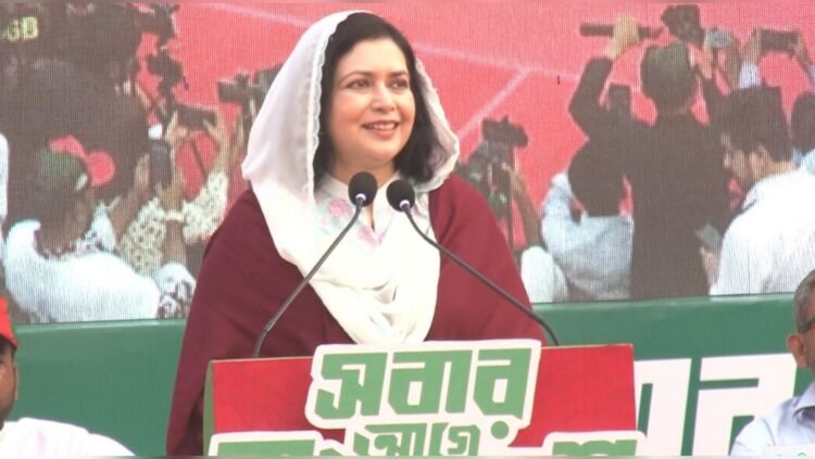 সমঅধিকার প্রতিষ্ঠা করাই বিএনপির লক্ষ্য: ড. জোবাইদা রহমান