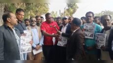 মতলব উত্তরের ষাটনল ইউনিয়নে ধানের শীষের পক্ষে বিএনপির গণসংযোগ ও লিফলেট বিতরণ