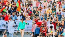 দাউদকান্দিতে রোমান খন্দকারের নেতৃত্বে যুবদলের বিশাল নির্বাচনি গণমিছিল