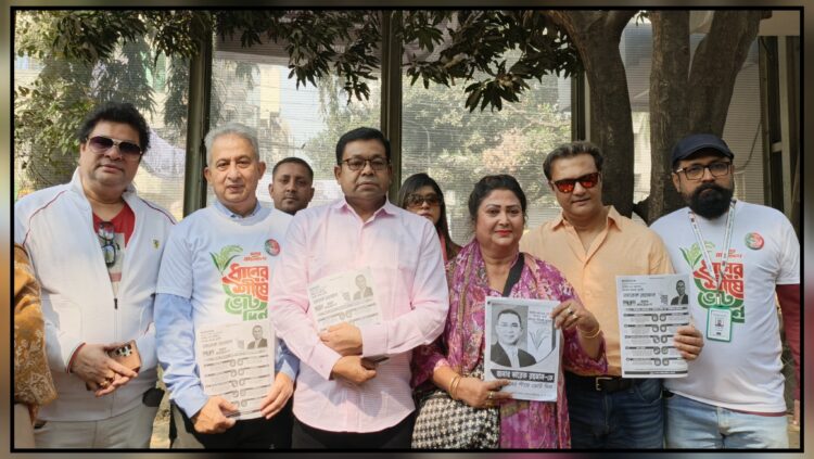 ধানের শীষের নির্বাচনী প্রচারণায় মাঠে নেমেছেন জনপ্রিয় শিল্পীরা