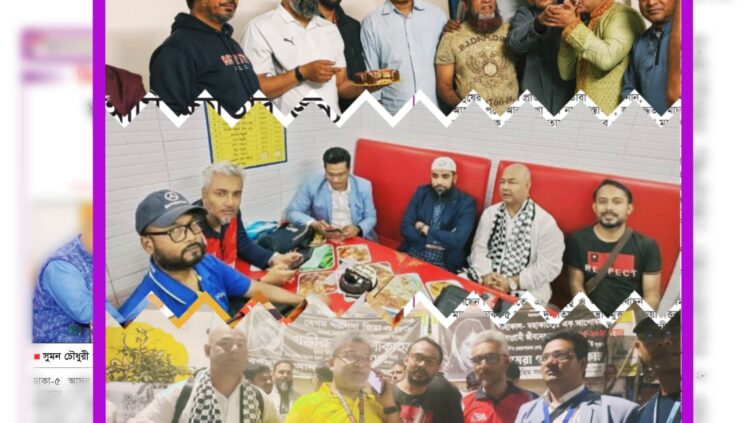 দ্বৈত আয়োজনে সাংবাদিক ও সংগঠক সুমন চৌধুরীর জন্মদিন উদযাপন