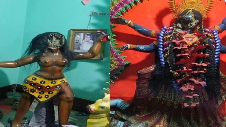 রাজবাড়ীতে কালীমন্দিরের প্রতিমা ভাঙচুর করেছে দুর্বৃত্তরা