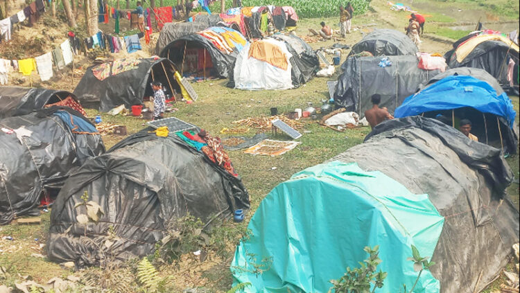 ভোট দিতে লালমনিরহাট ছাড়লেন ১১ বেদে পরিবার