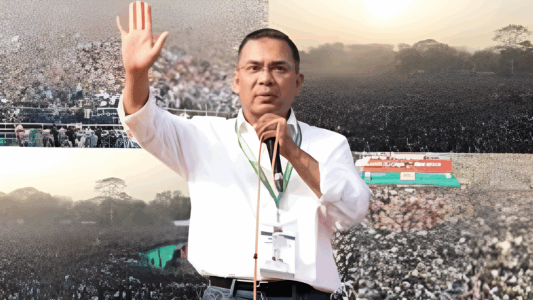 খুলনা ও যশোরে নির্বাচনী জনসভায় তারেক রহমান