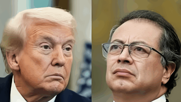 ‘মাদক নেতা’ বিতর্কের পর মুখোমুখি ট্রাম্প-পেত্রো