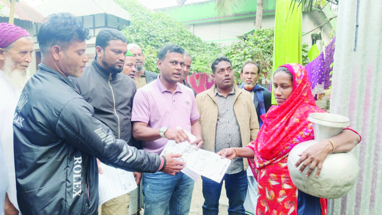 চাঁদপুর-২ আসনে ধানের শীষে ভোট চেয়ে যুবদল নেতা ওমর আলীর গণসংযোগ