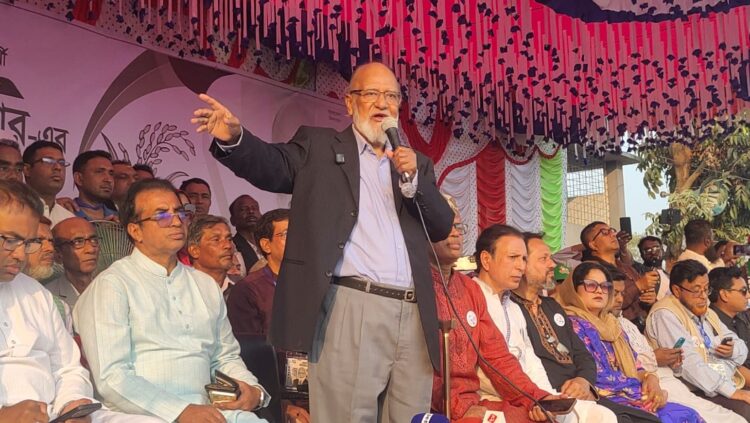 ধানের শীষ প্রতীকে ভোট দেওয়ার আহ্বান